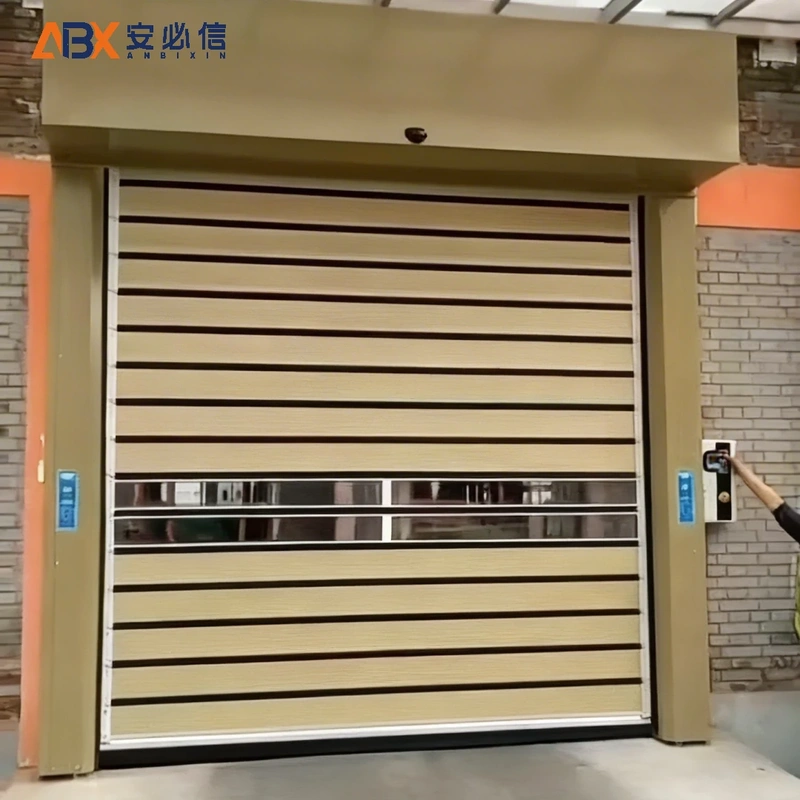 四平螺旋式快速门